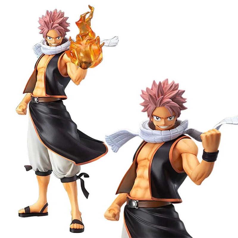 

23CM Anime FAIRY TAIL Figure Etherious • Natsu • Dragneel Change Hands Model PVC Young Children Action Toys Gift Japan Doll