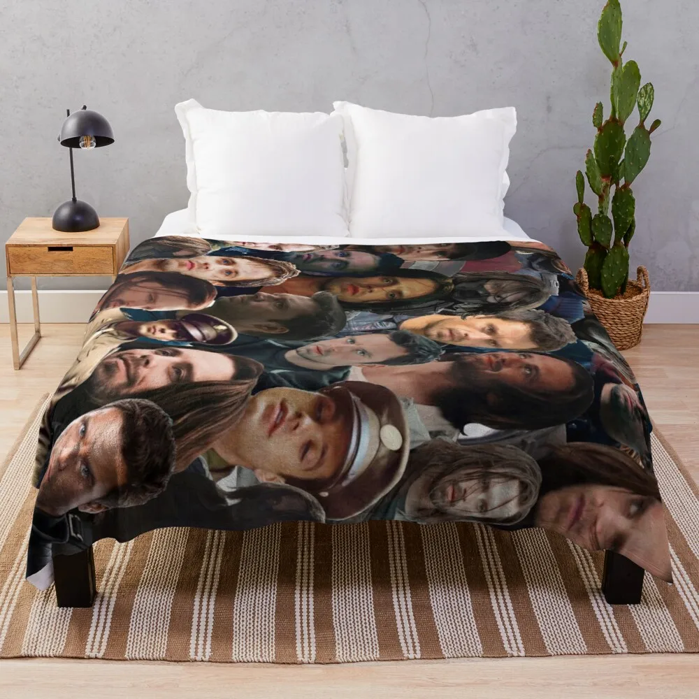 

Winter Soldier Photo Collage Throw Blanket blankets for sofas stuffed blankets weighted blanket
