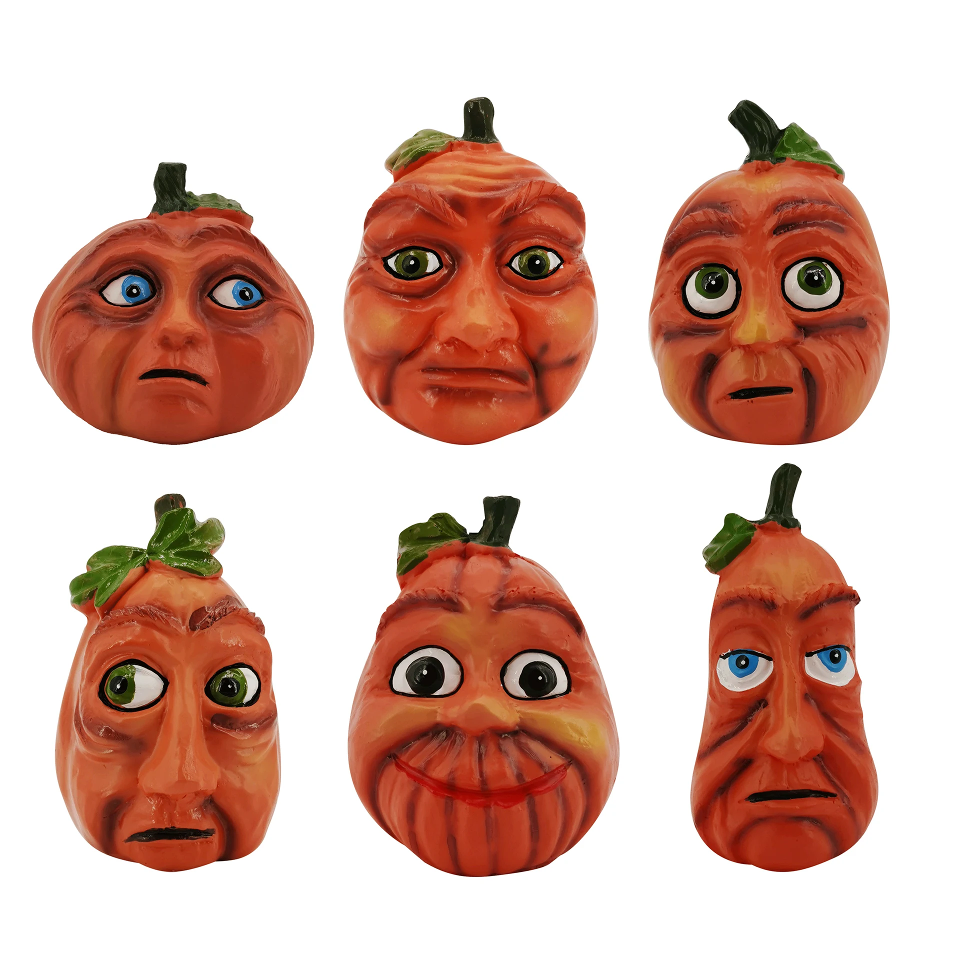 

Декор для смешного лица в виде тыквы с износостойким и водонепроницаемым материалом для украшения на Хэллоуин, День благодарения, Рождеств...