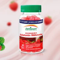 60 pills melatonin gummy pineal gland strawberry flavor sleep improve sleep quality gummy