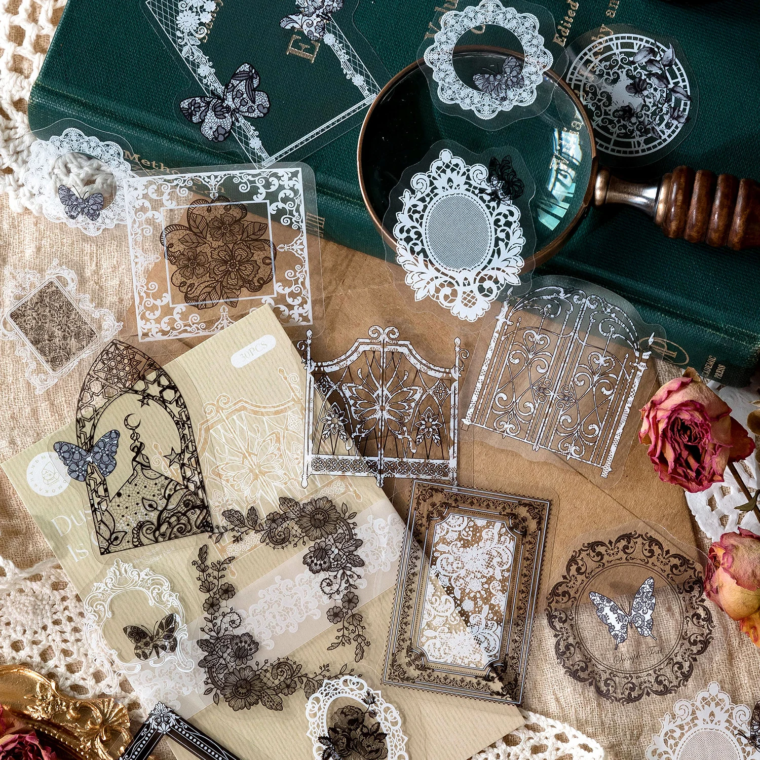 

Наклейка-коллаж для скрапбукинга, 180*105 мм, 30 шт.