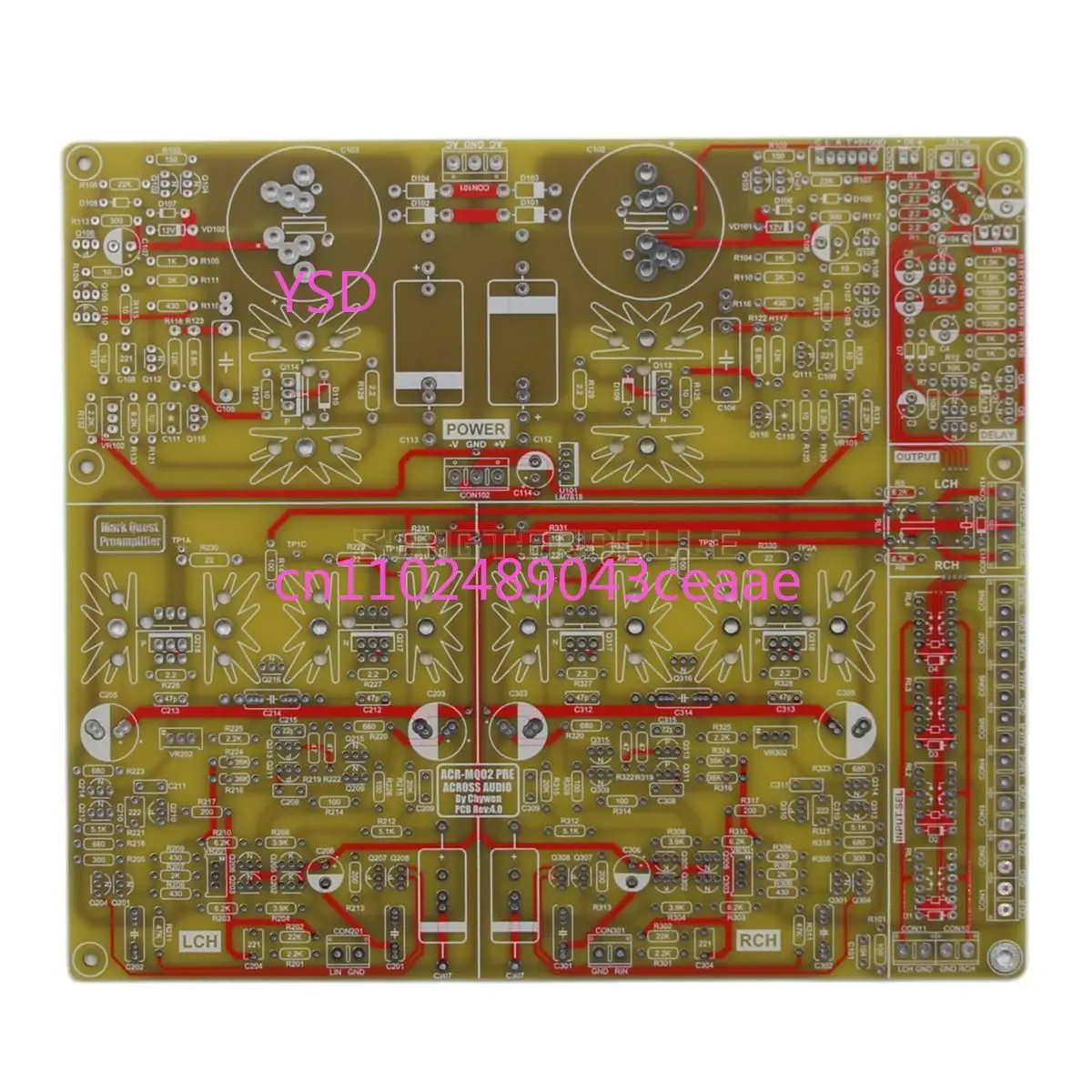Фото Плата HiFi JC2 FET класса A, печатная плата ACR-MQ02 PRE, аналог схемы предусилителя JC-2 №1