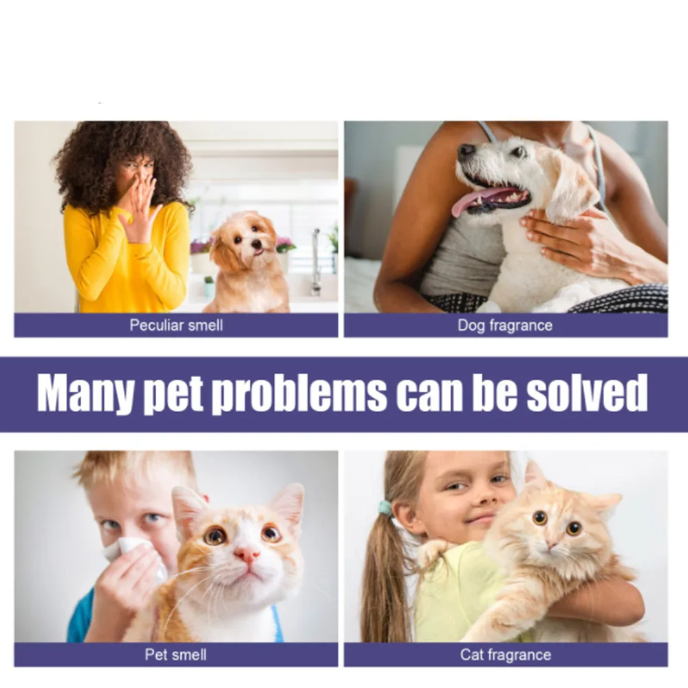 60 мл не раздражающий мягкий запах для домашних питомцев дезодорант собак и кошек