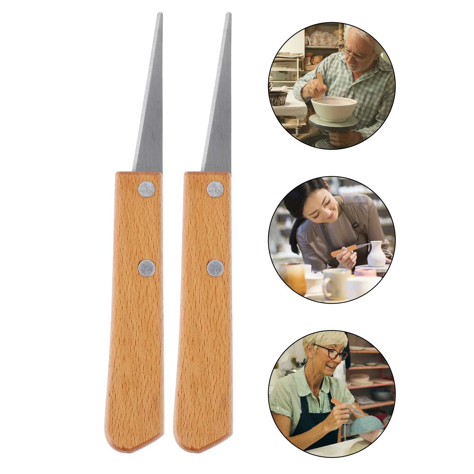 2 шт. инструменты гравировка патч нож обращайка для глины керамика ремесло