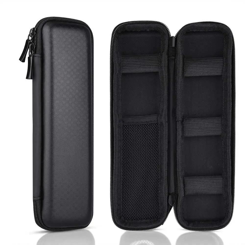 

1Pcs Stationery Box Black Eva Hard Shell Stylus Pen Pencil Ballpoint Pen Case Holder Protective Carrying Storage Bag Container