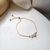 han fan pearl bracelet temperament online celebrity ins wind girlfriends sister bracelet niche design jewelry