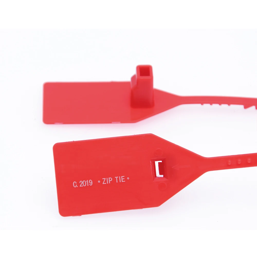 (100pcs/Lot) Weiou NEW Disposable Plastic tips Woven Braided Bags Sealing Strips Lock System Zip Tie For Sneakers Accessories