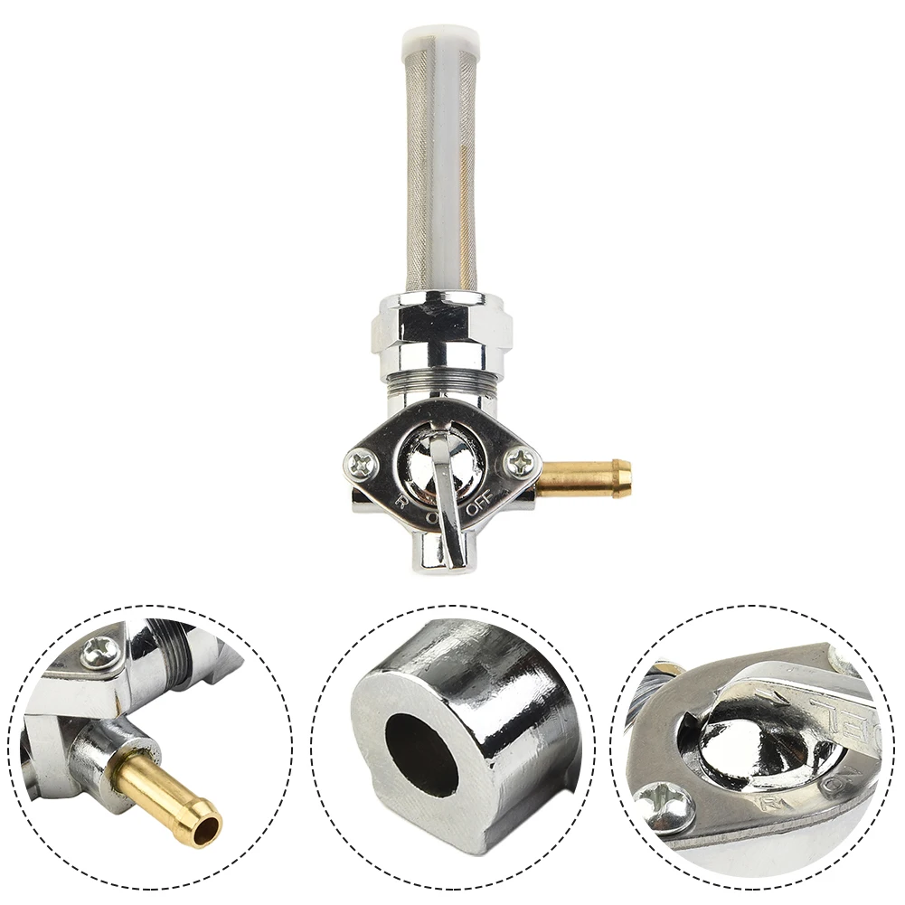 

RIGHT Fuel Valve Petcock ON/OFF/RES Outlet 1 Pc 1975-Up 22x1.0mm 62163-75 62167-81 Accessories Metal Motorcycle
