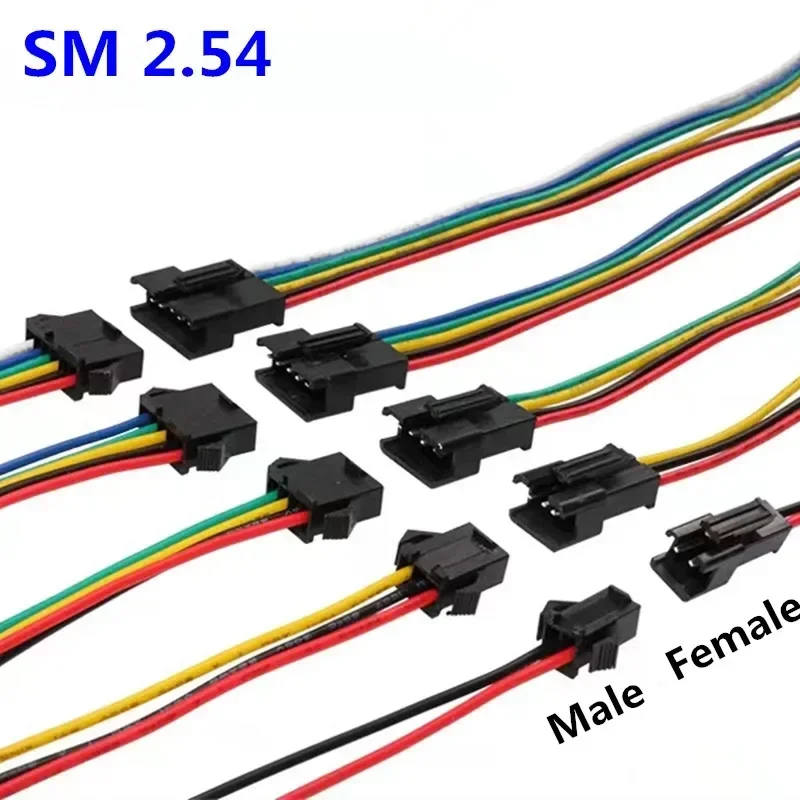 JST 1 25 Мужской Женский Проводной Разъем PH2.0/MX2.0/SM2.54/XH2.54 Шаг 25/2 0/2 54 мм 2P 3P 4P 5P 6P