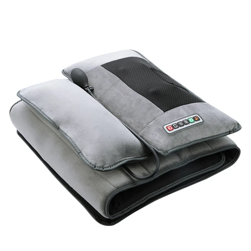 

Универсальная домашняя массажная подушка с подогревом и вибрацией для расслабления шеи, плеч, талии и спины