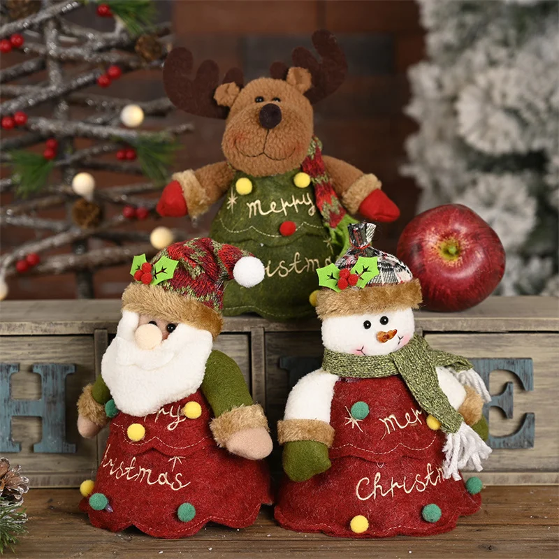 

Украшение в форме рождественской елки, мультяшная сумка с яблоками, креативная мультяшная сумка с яблоком, украшение в форме елки