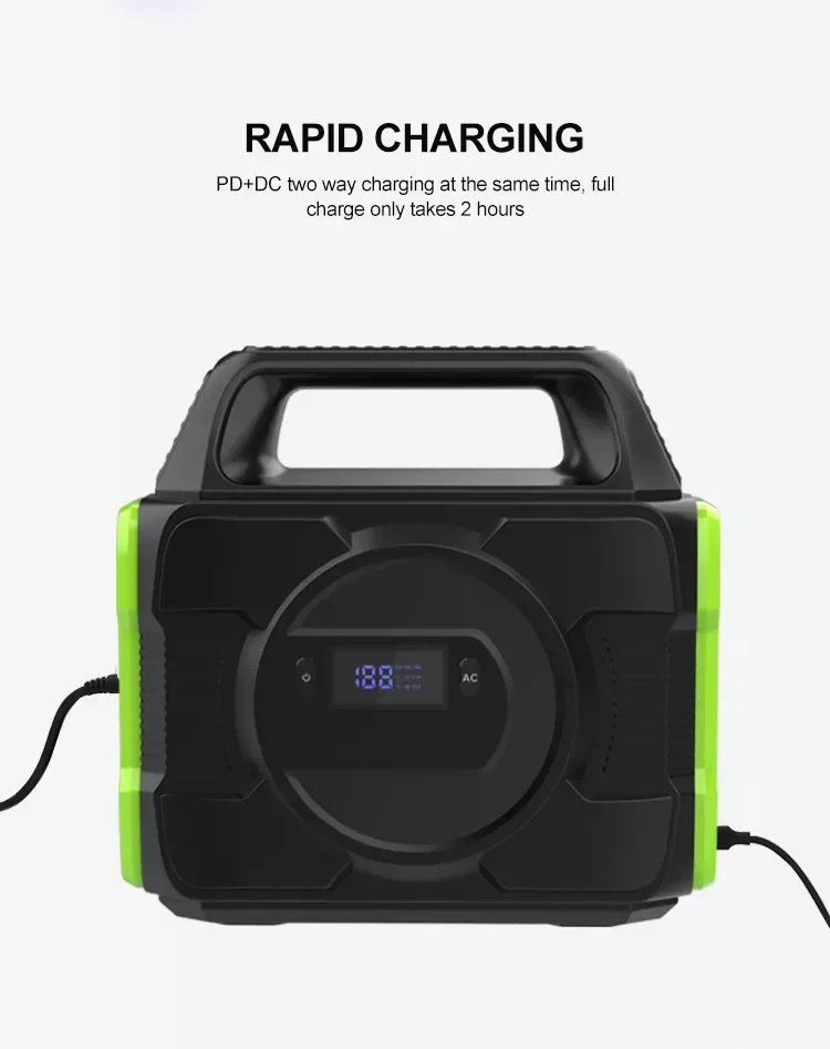 Генератор выходной мощности переменного тока 300 Вт 220 В 288 Втч портативная