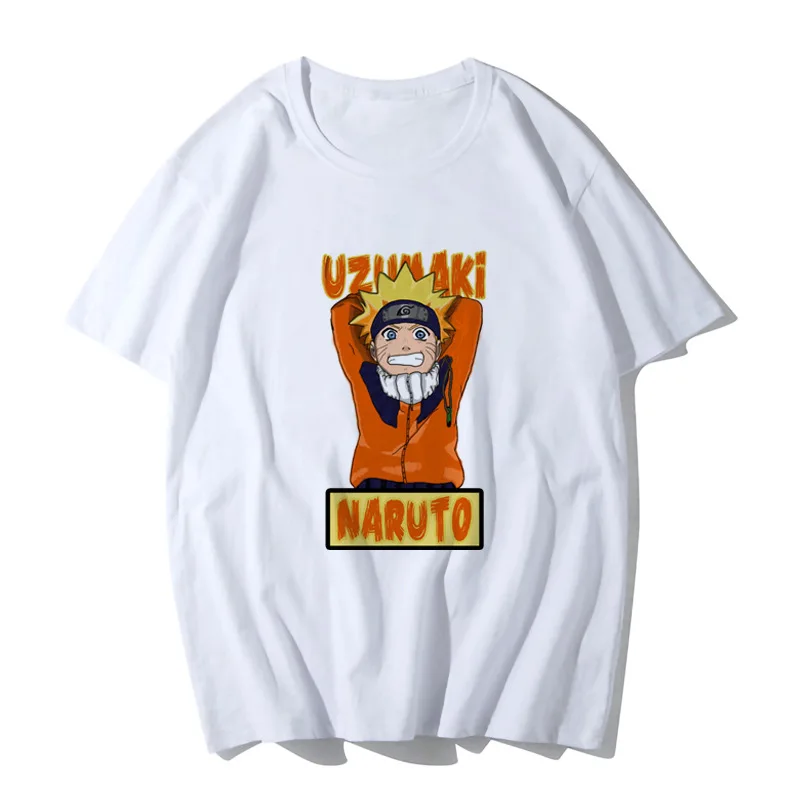 

Japanese Anime Naruto Loose Digital Printing Men's and Women's Round Neck Short-sleeved Fashion Comfortable T-shirt