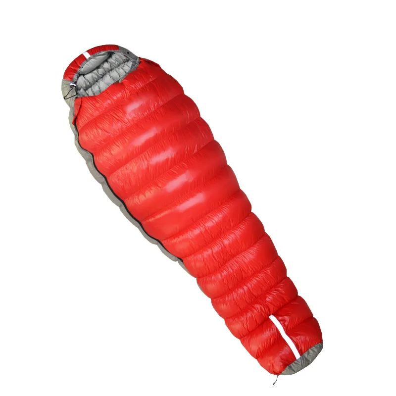 

Новинка уличный сверхлегкий теплый спальный мешок для кемпинга походов путешествий с защитой от холода спальный мешок с гусиным пухом 90% гу...