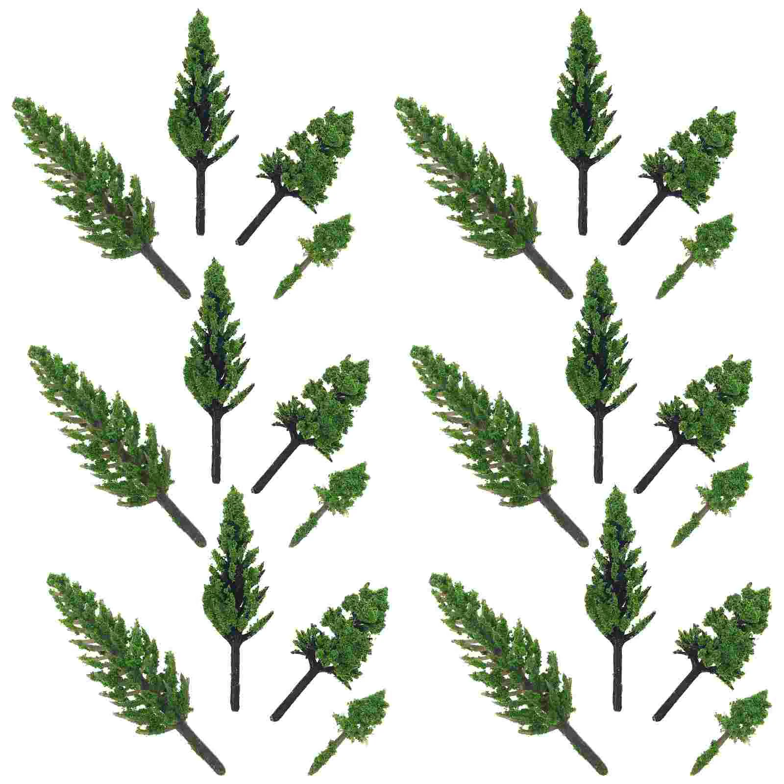 

Tree Model Trees Scenery Miniature Mini Architecture Pine Garden Landscape Railroad Fairy Decoration Small Railway Train Topper