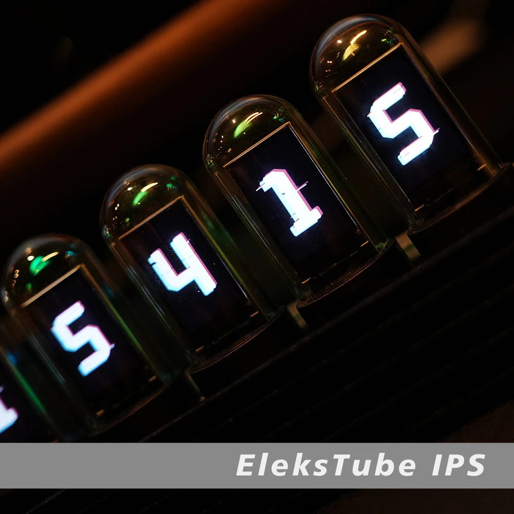 EM RGB quasi-Nitrogen Часы Настольный орнамент Подарочные Steins Gate EleksTube IPS