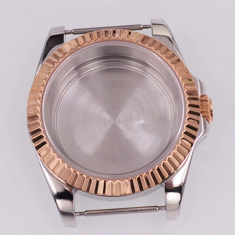 Корпус для часов из сапфирового стекла 40 мм подходит механизма Seiko NH34 NH35 NH36 PT5000