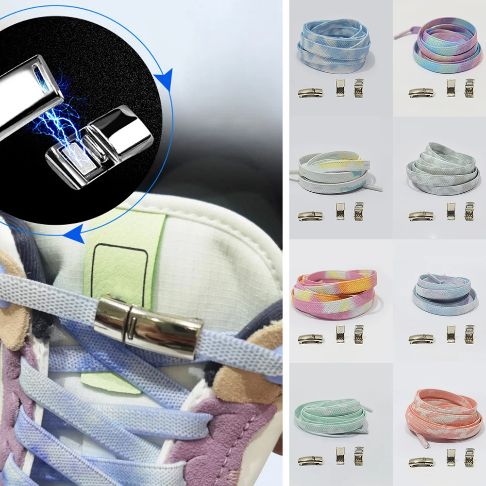 

1Pair Sneakers Shoelaces Shoes Accessories Laces For Shoes Unisex Flat Shoe Lace Classic Shoelace Gradient Color Shoe Strings
