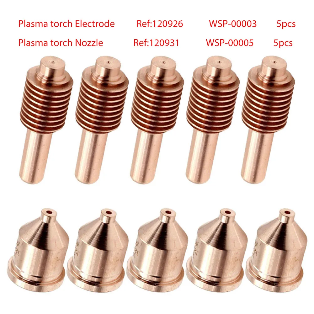 

Превосходная производительность резки, 120926 насадок и 120931 электродов для плазменного резака 1250, набор из 10