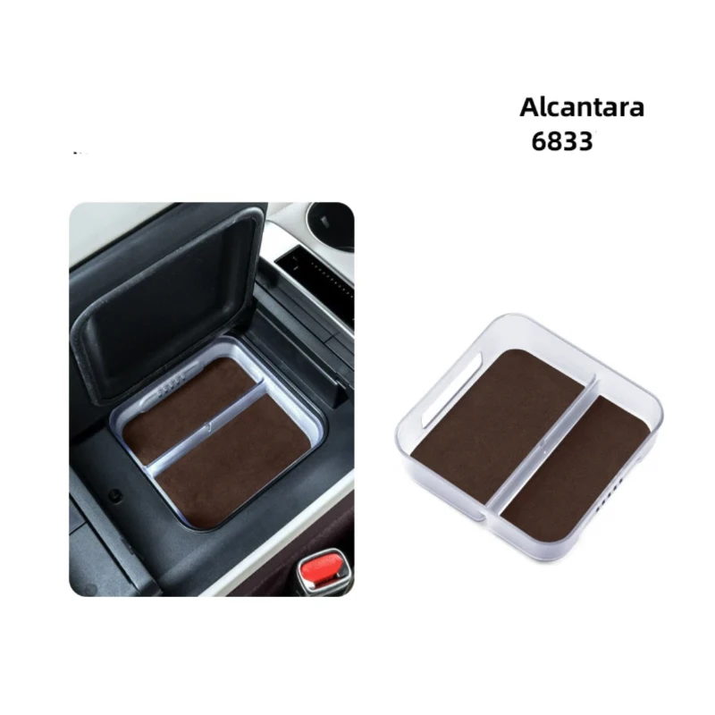 

Для Denza Z9 GT 2024 2025 подлокотник с центральным управлением, замшевый ящик для хранения, аксессуары для интерьера из алькантары