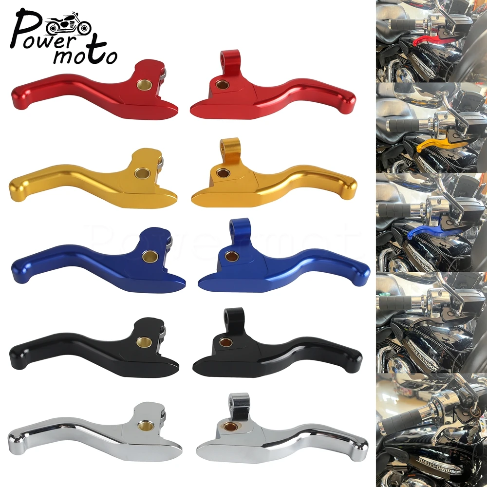 Мотоциклетные тормозные рычаги сцепления для Harley Touring Road King Electra Glide Street FLHX FLHXI FLHXS