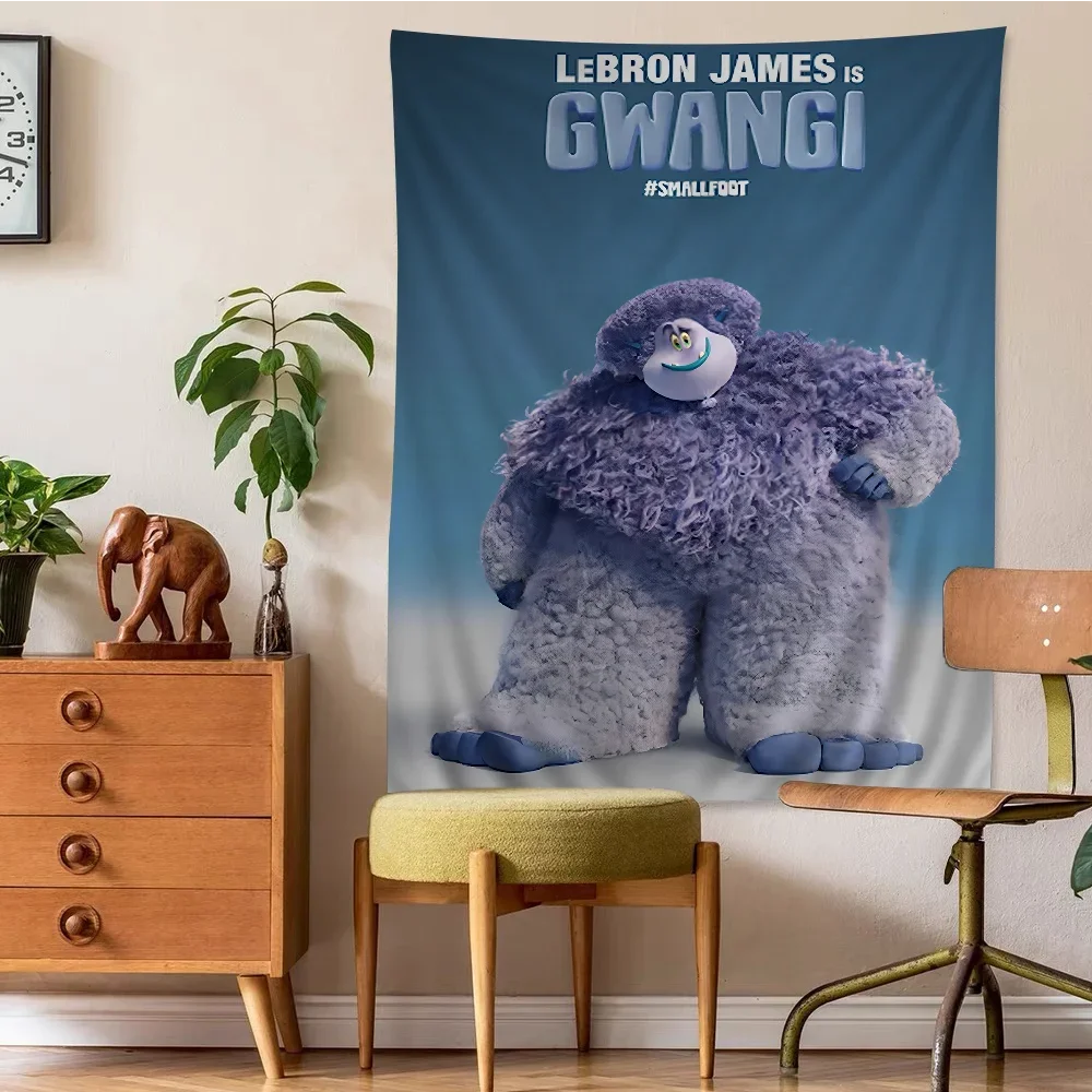 S-Smallfoot Аниме Гобелен Настенный Декор Индийский Герой Будды Мультфильм Богемный