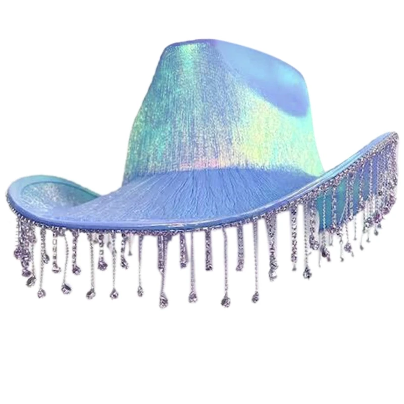 

Bride Cowgirl Hat Rhinestones Tassel Cowboy Hat Tassel Cowgirl Hat Bachelorette Party Hat Bridal Party Bride Cowboy Hat
