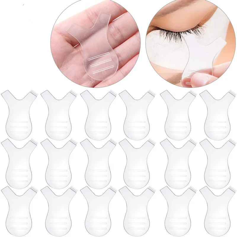 

10pcs Y Shape Silicone Eyelashes Lift Lifting Curler Eye Lash Extension Graft Brush Tool Eye Lash Perming Pad