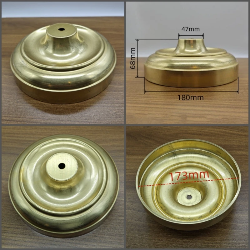 

Медный абажур для настольной лампы