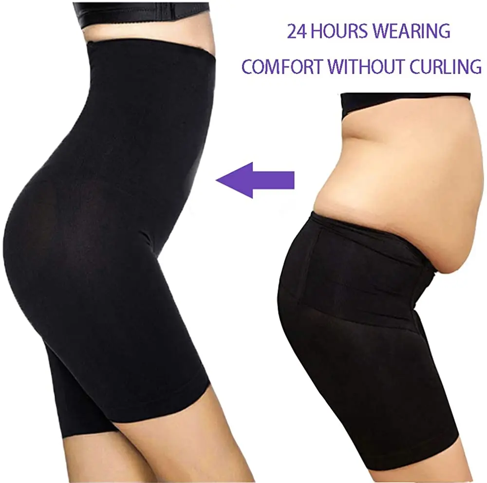 Женские шорты с высокой талией для подтяжки бедер коррекции фигуры безопасные
