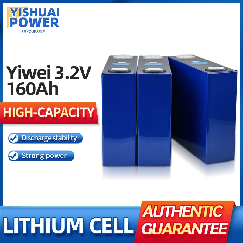 

160ah New Prismatic Lifepo4 Lithium Phosphate Battery Cell 3.2V Grade A Battery Pack
