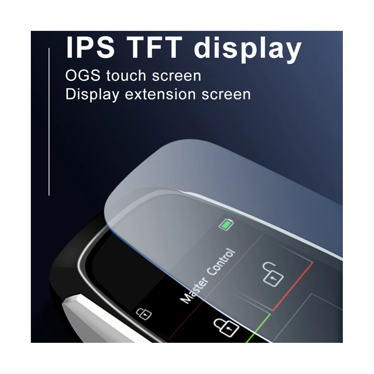 Универсальный дистанционный вход OBD умный ЖК-ключ без ключа для