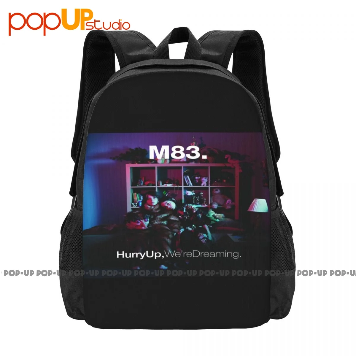 Виниловый рюкзак M83 с чехлом для Cd-проигрывателя с большой емкостью и принтом, портативная Спортивная школьная спортивная сумка