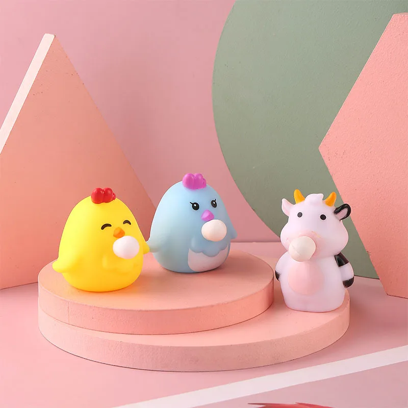

Мягкая игрушка животное милый Антистресс мяч Маленькие животные vent кукла игрушки abract мягкий липкий Сжимаемый забавная игрушка в подарок для снятия стресса J84