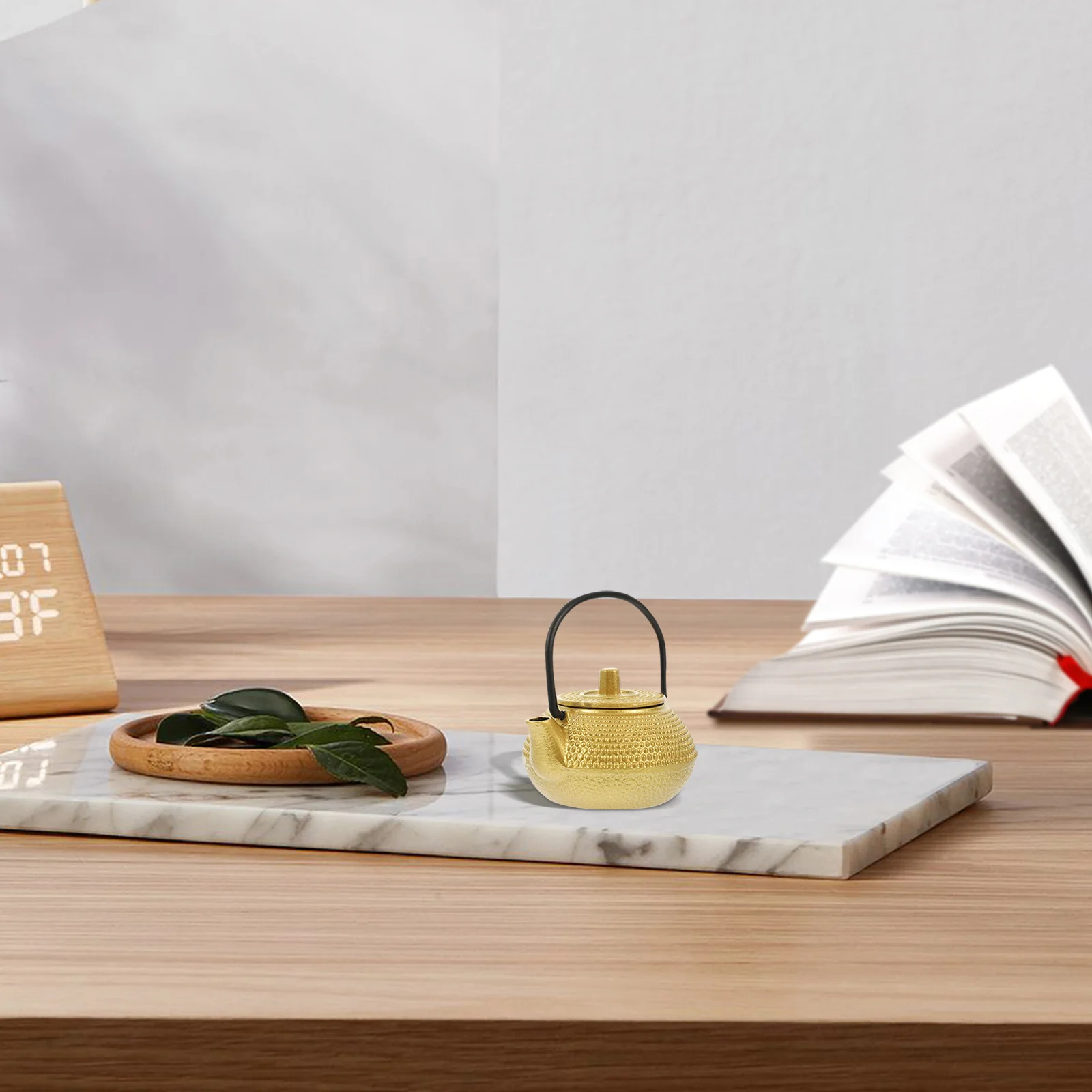 Чугунный чайник набор винтажный декор маленький украшение для ноутбука чайника