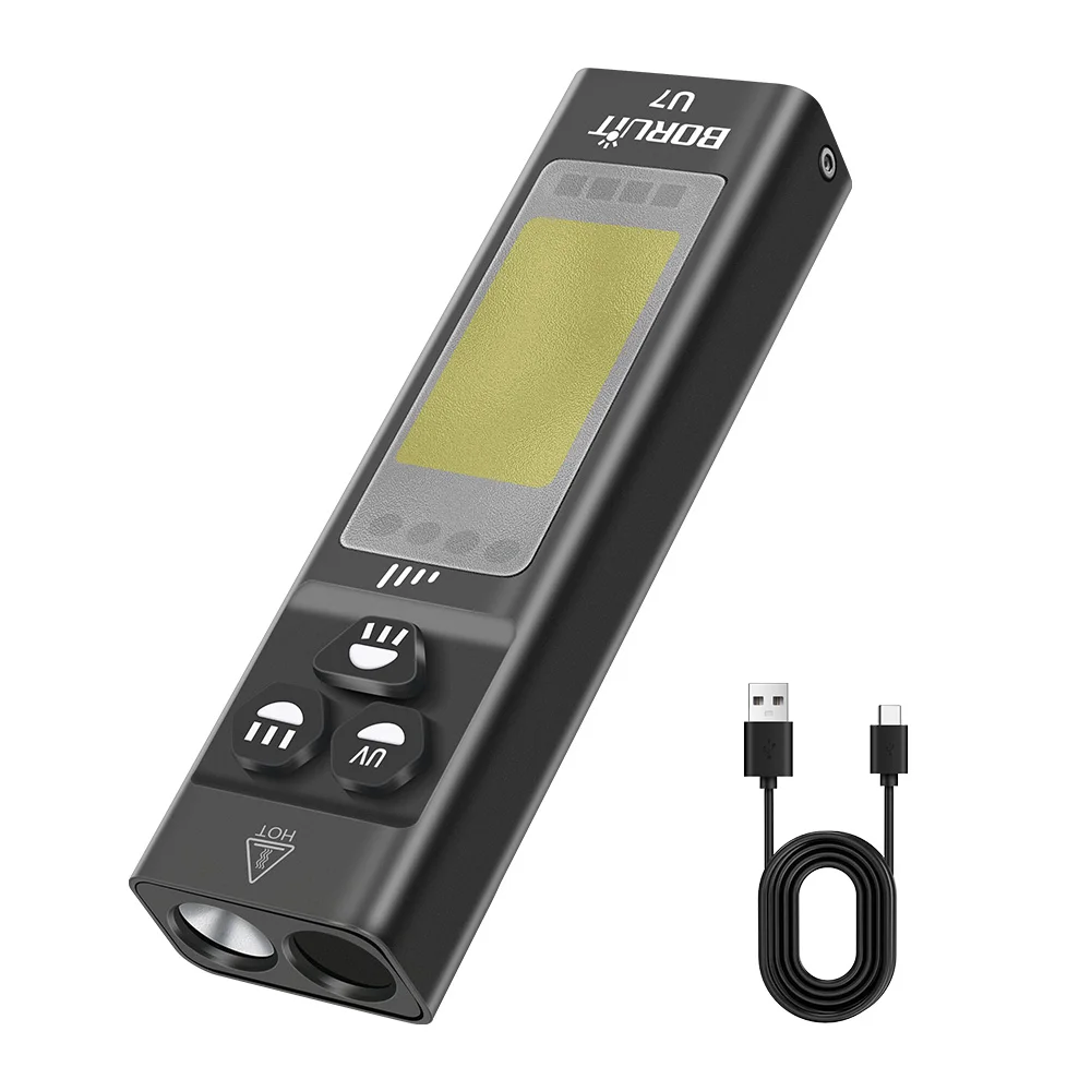 

BORUiT U7 Фонарь с УФ-светом