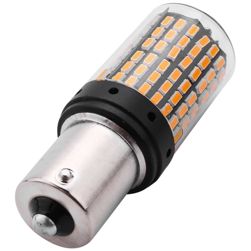 20 шт. Автомобильные светодиодные лампы Ba15s PY21W 144Smd 1156