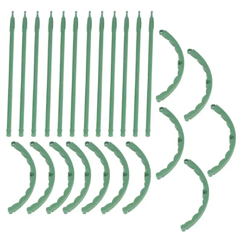 

Garden Plant Stake 12 Sets Half Round Plant Support for Indoor Flower Pot Vegetable