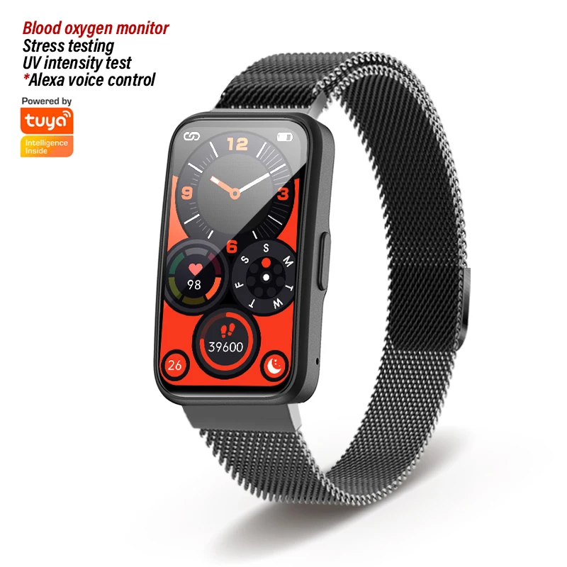 

2022 New 1.47'' Smart Watch Women UV Intensity Test Alexa Voice Control Sports Fitness Tracker Smart Bracelet Smartwatch for Men