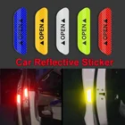 Наклейки на дверь автомобиля, светоотражающие предупреждаПредупреждение знаки с открытым уведомлением о безопасности для Volkswagen Polo 6r 9n VW Golf 7 6 5 4 3 Mk4 Mk5 Mk2 Gti Caddy