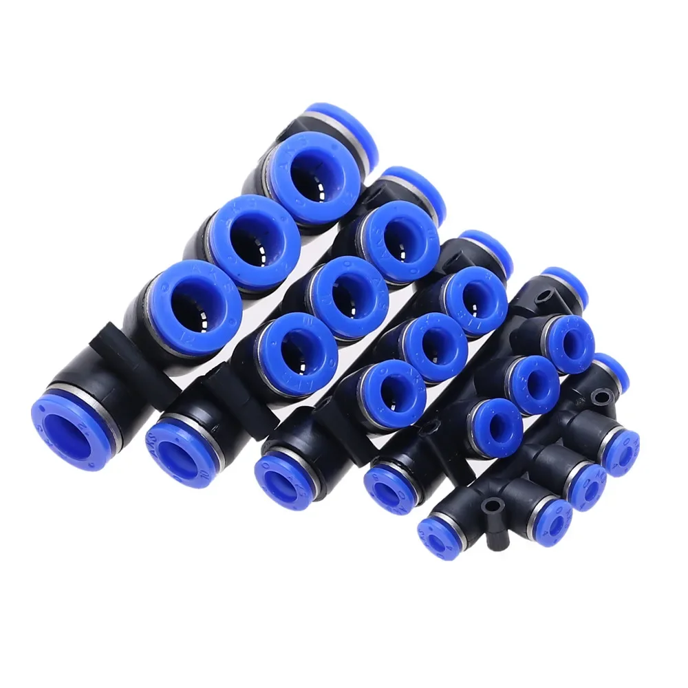 Пневматические фитинги PK 4 мм 6 8 10 12 5-ходовой быстрый соединитель для воздушных