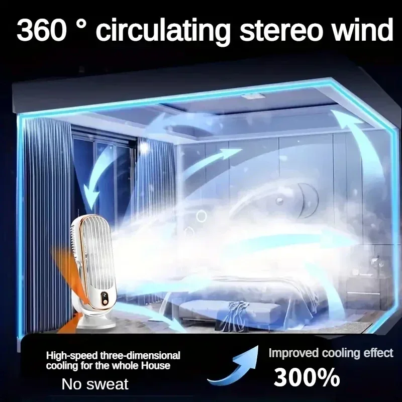 ERYAN новый портативный кондиционер 720 градусов регулируемый вентилятор USB