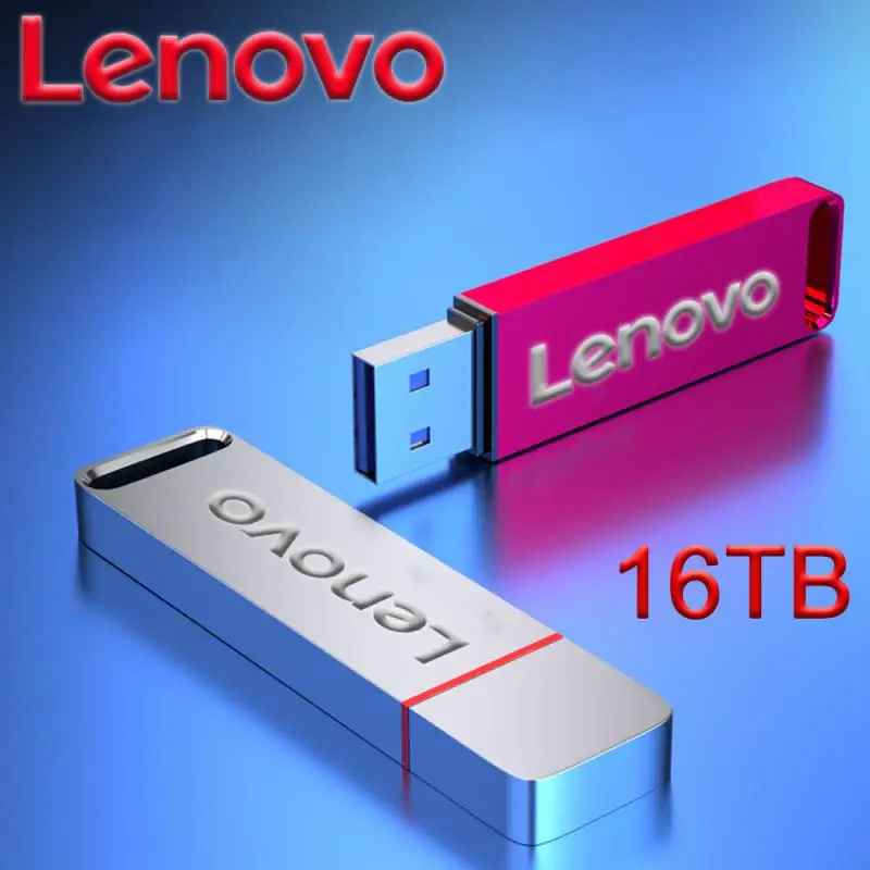 Флеш-накопитель Lenovo 2 ТБ Usb 3 0 Металлический Высокоскоростной 16 Тб