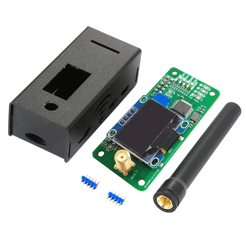 Версия 1 7 MMDVM Simplex Hotspot UHF VHF Антенна + OLED Корпус Поддержка P25 DMR YSF для Raspberry Pi