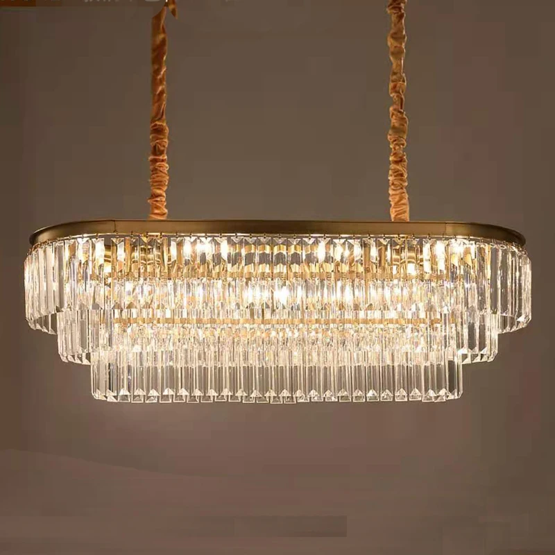 

Foreign Trade 110-130V/220-240V Supply Led Modern Beads Tier Crystal Chandelier