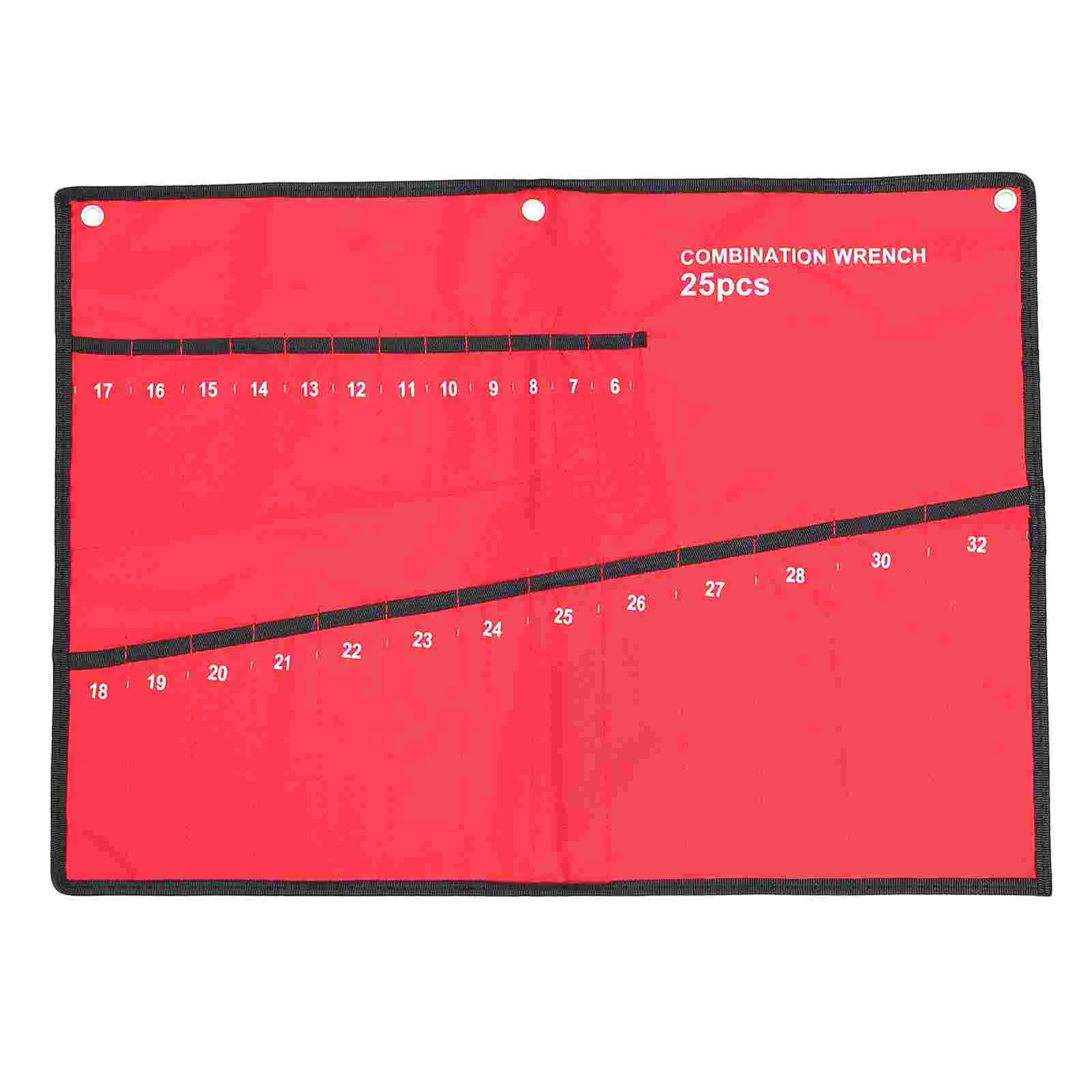 

Multi-function Repair Kit Strap-on Canvas Tool Bag Thick Wrench Holder Bag