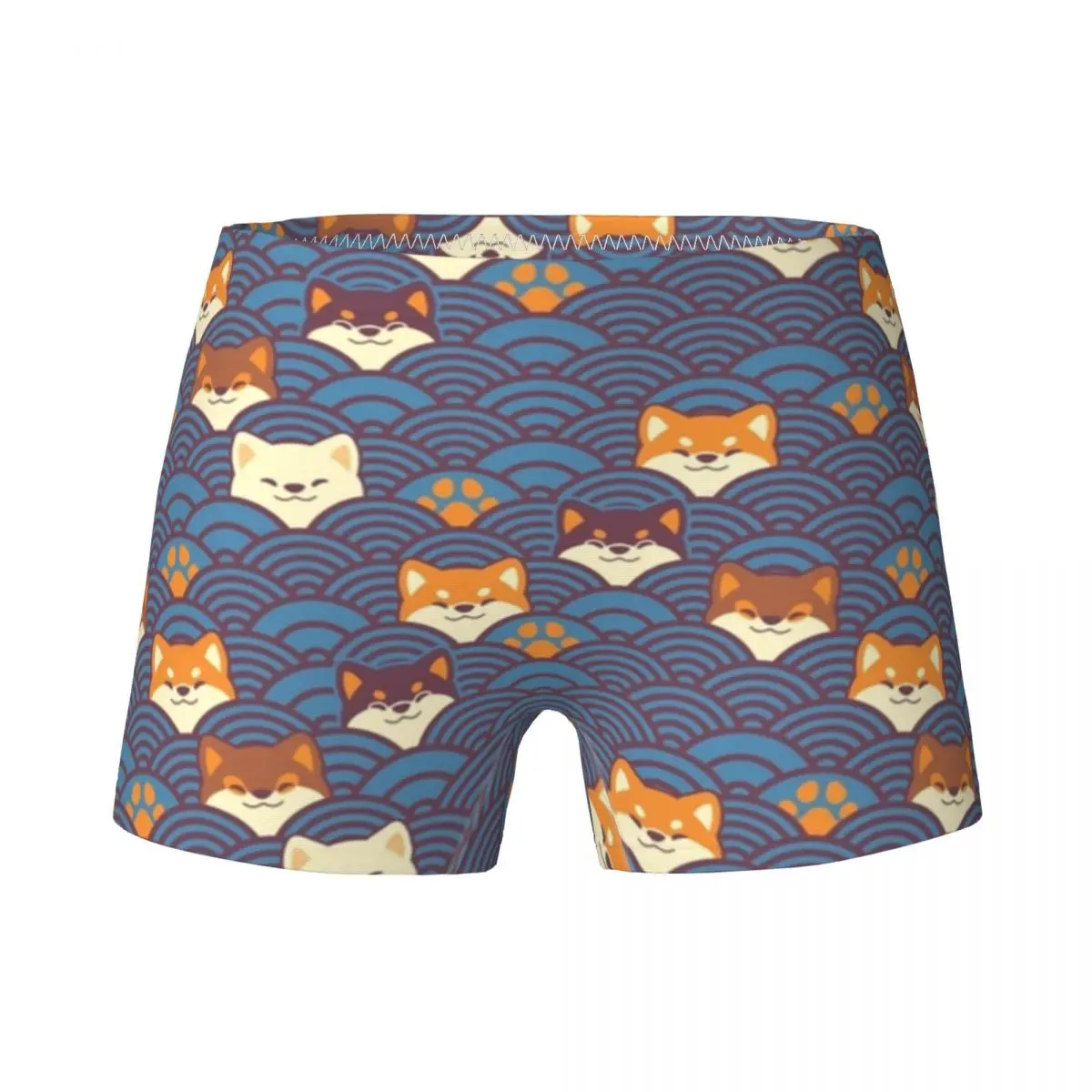 

Youth Girls Japanese Waves And Shibas Akita Inu Dog Boxers Child Cotton Pretty Underwear Teenagers Underpants Briefs 4-15Y