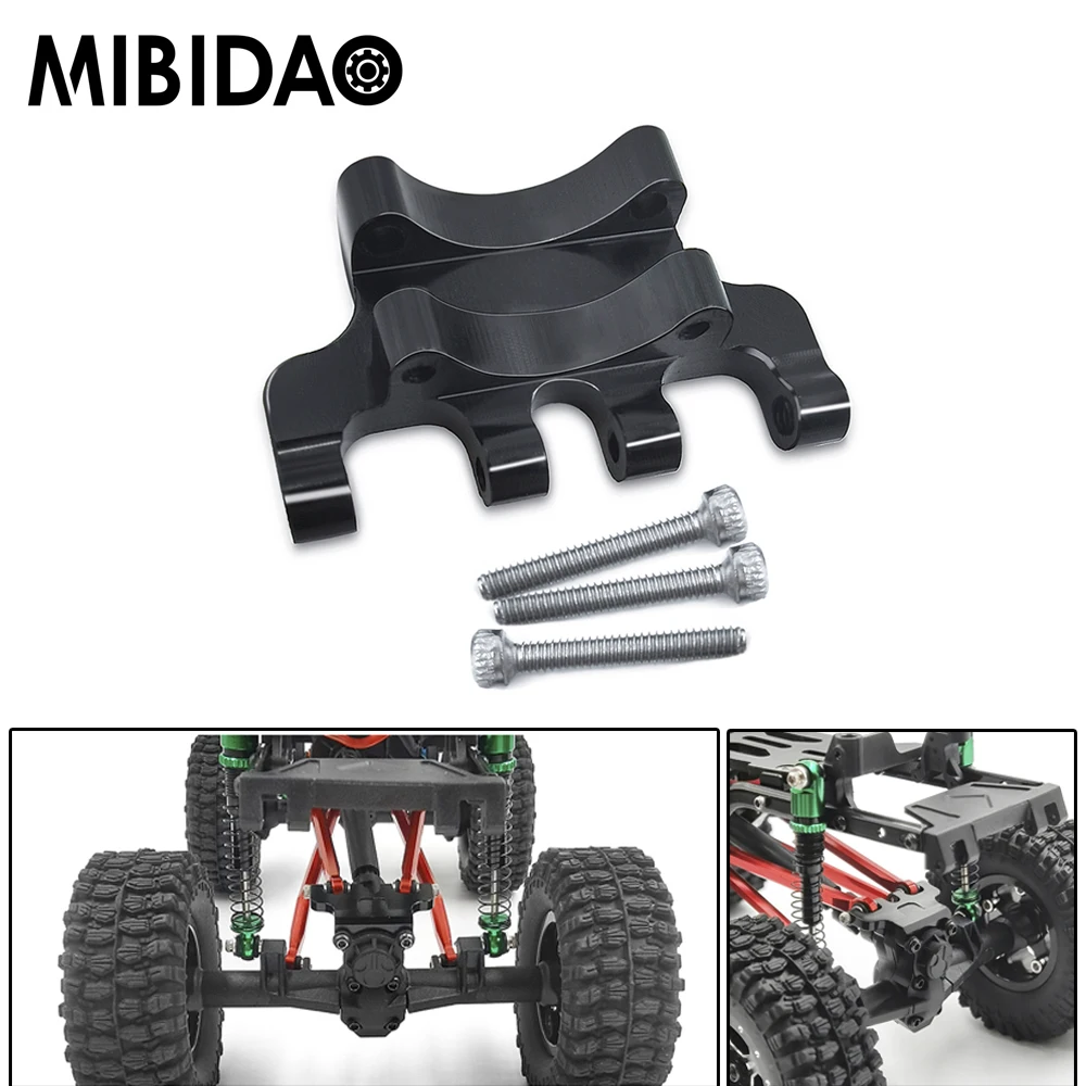 Mibidao Metal Rear Axle Truss Upper Link Mount Base for Axial SCX24 90081 AXI00001 002 004 005 006 1/24 RC Crawler Car Part