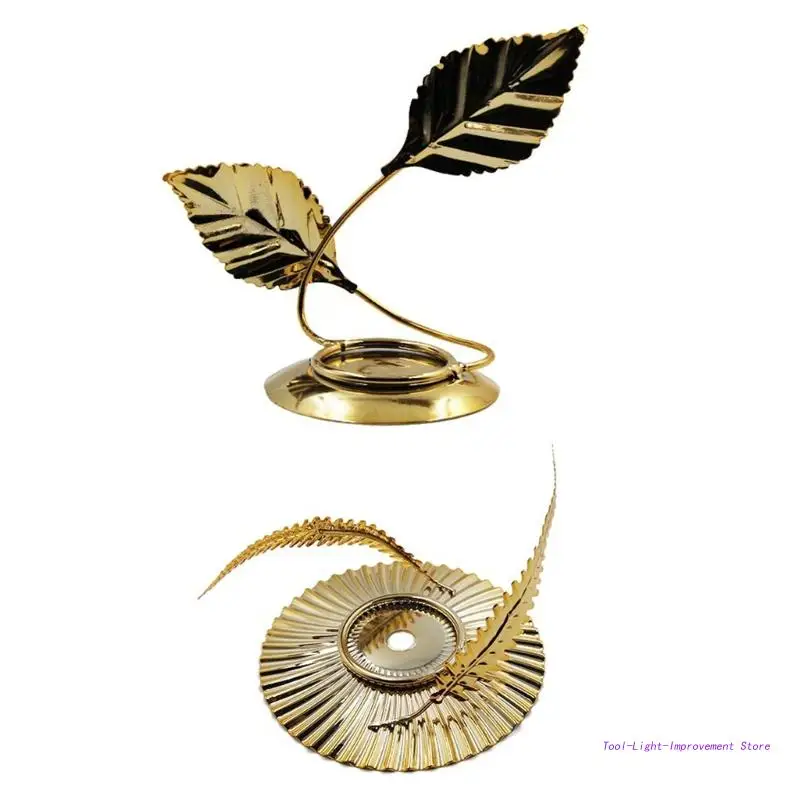 Candlestick Leaf Wedding Table  Stand Desktop Ornaments Christmas Wedding Party Decorations