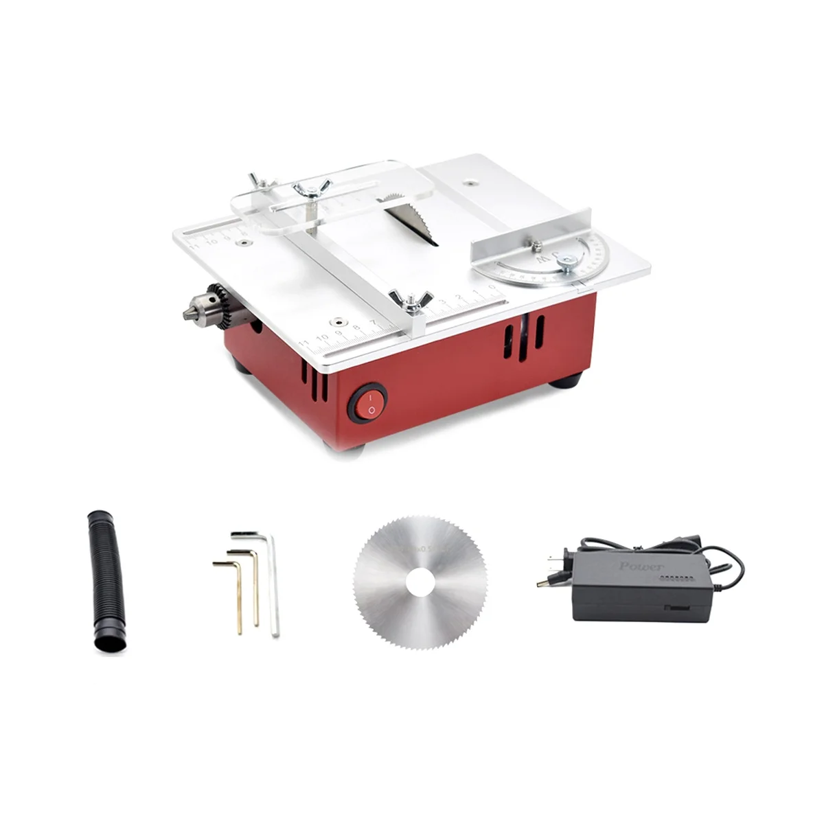 

T30 Mini Multifunctional Table Saw Electric Desktop Saws Small Household Woodworking Bench Lathe Cutter Machine EU Plug